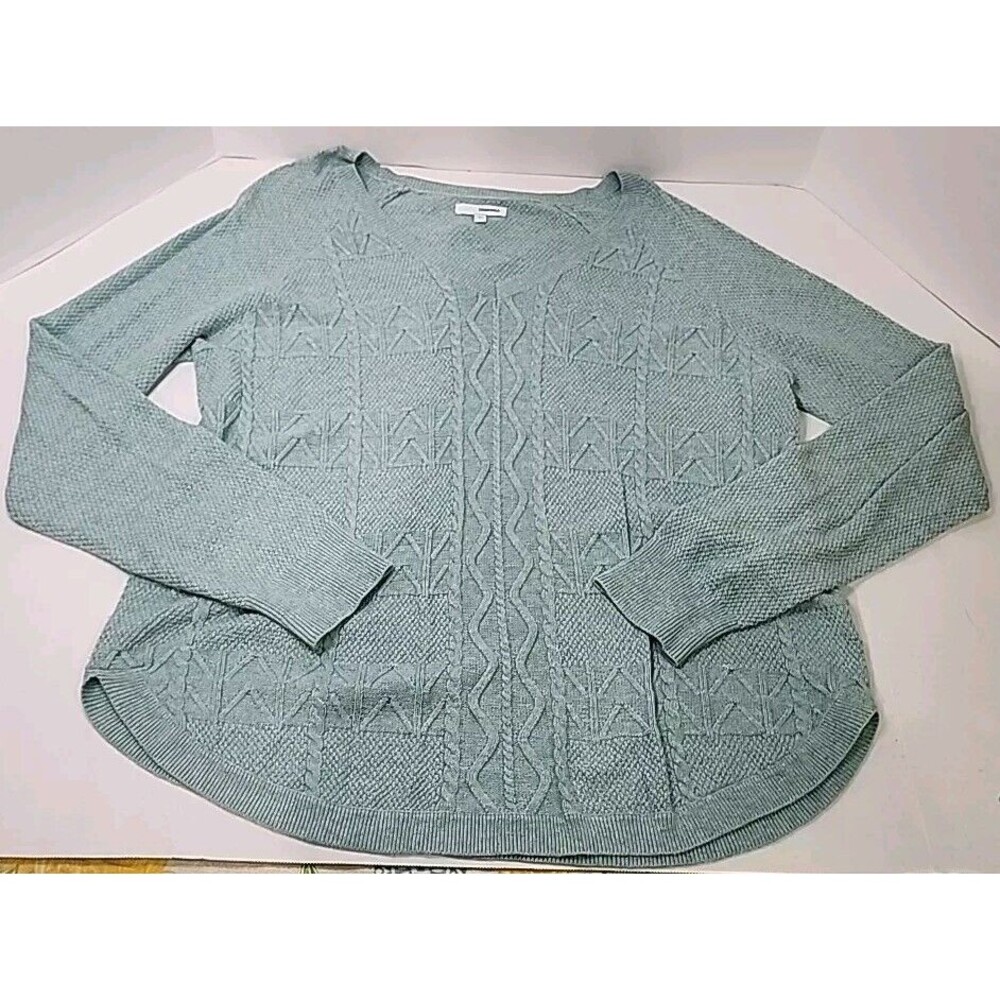 Sonoma Womens Large Teal Sweater